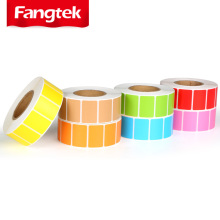 Customizable color sticky label blank direct thermal bar code label rolls